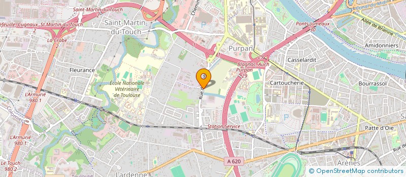localisation de l'entreprise SAKMOH 16 à TOULOUSE