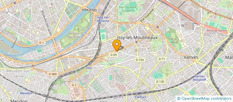 localisation de l'entreprise SAKO à ISSY-LES-MOULINEAUX