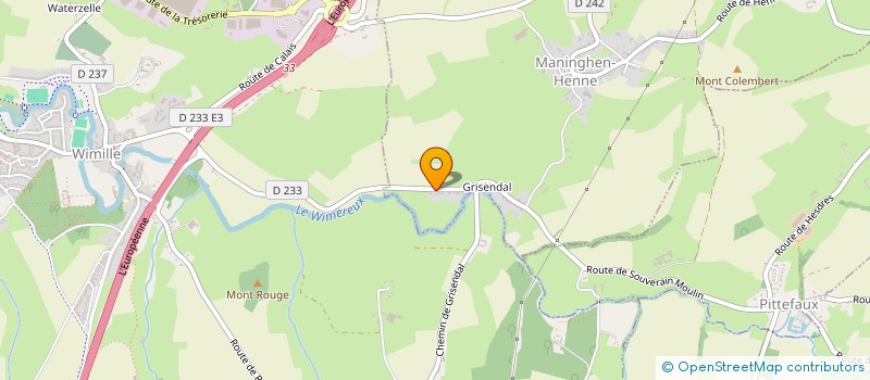 localisation de l'entreprise SAKODO  MANINGHEN-HENNE