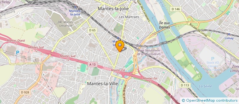 localisation de l'entreprise SAKTHY IMMO  MANTES-LA-VILLE