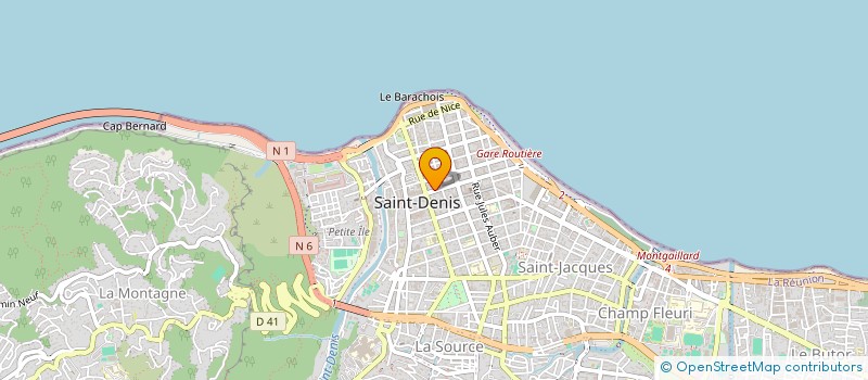 localisation de l'entreprise SAKURA à SAINT-DENIS