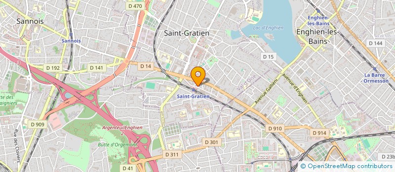 localisation de l'entreprise SAKURA 666  SAINT-GRATIEN