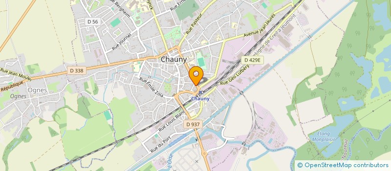 localisation de l'entreprise SAKURA  CHAUNY