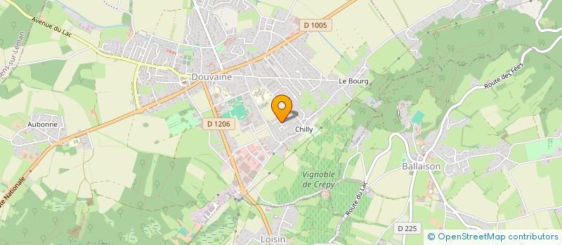 localisation de l'entreprise SAKURA  DOUVAINE