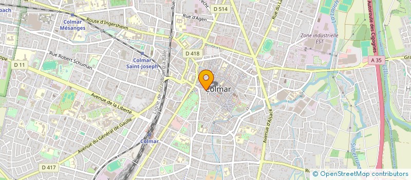 localisation de l'entreprise SAKURA à COLMAR