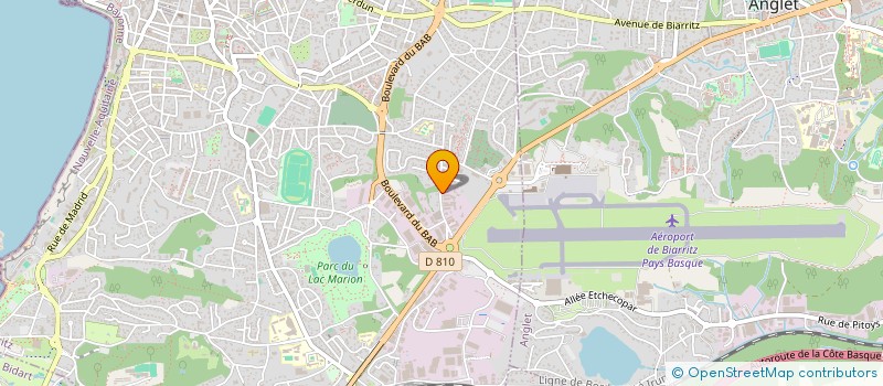 localisation de l'entreprise SAKURA à BIARRITZ