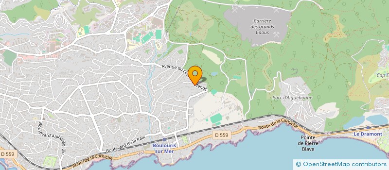 localisation de l'entreprise SAKURA  SAINT-RAPHAEL