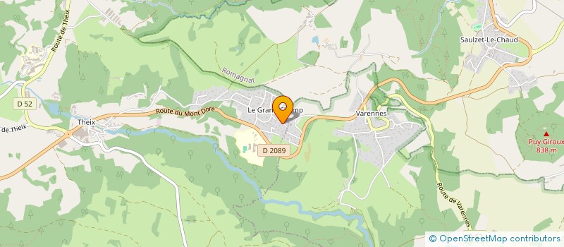 localisation de l'entreprise SAKURA  SAINT-GENES-CHAMPANELLE