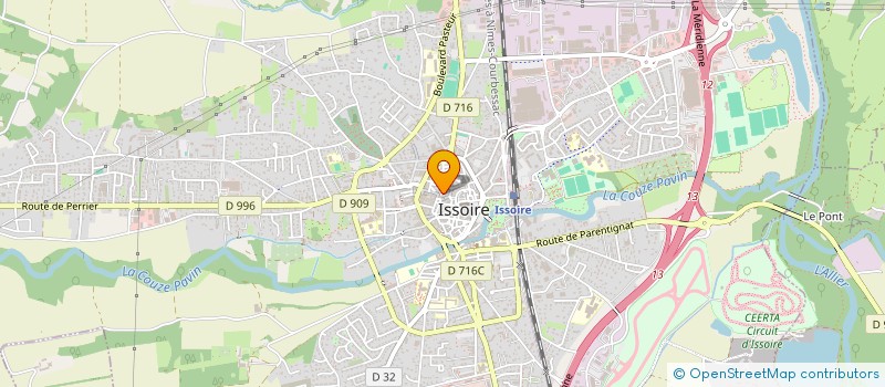 localisation de l'entreprise SAKURA GLOBAL HSE  ISSOIRE