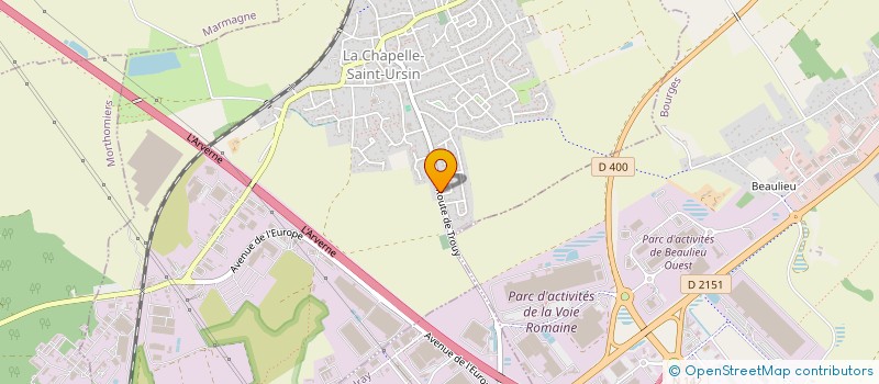 localisation de l'entreprise SAKURA IAIDO  LA CHAPELLE-SAINT-URSIN