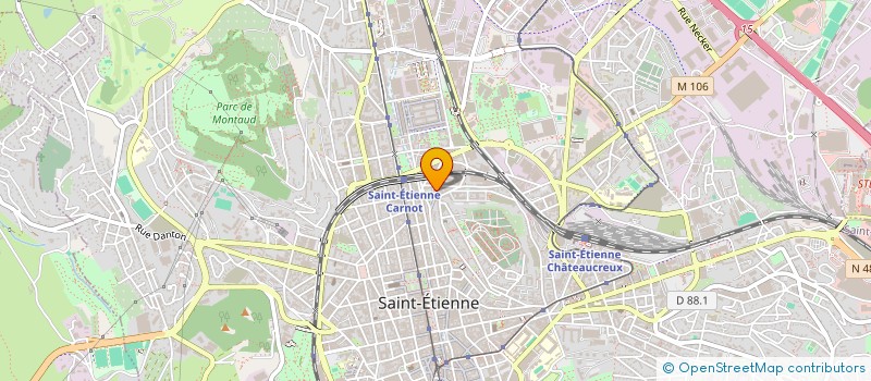 localisation de l'entreprise SAKURA LODGE  SAINT-ETIENNE