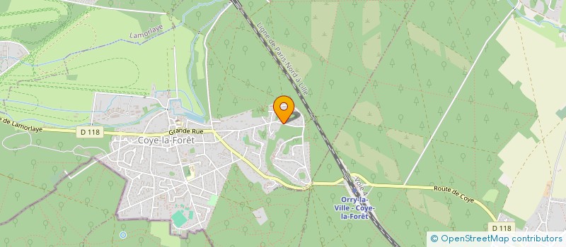 localisation de l'entreprise SAKURA PRODUCTIONS  COYE-LA-FORET