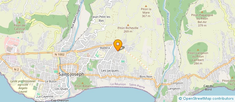 localisation de l'entreprise SAKURA RYOKOU  SAINT-JOSEPH