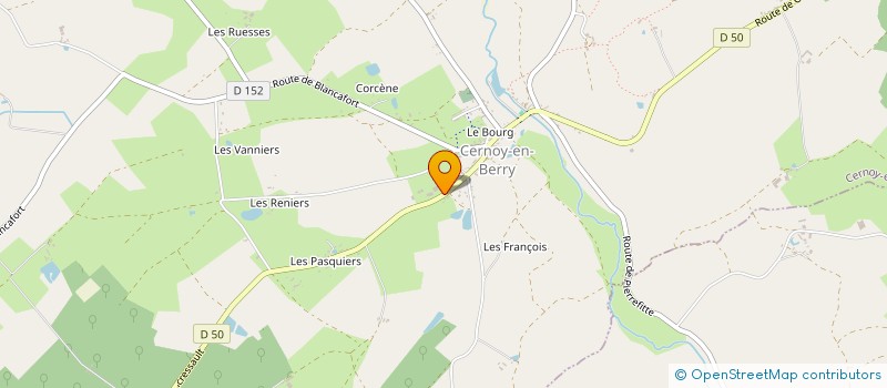localisation de l'entreprise SAKURA SPORT à CERNOY-EN-BERRY
