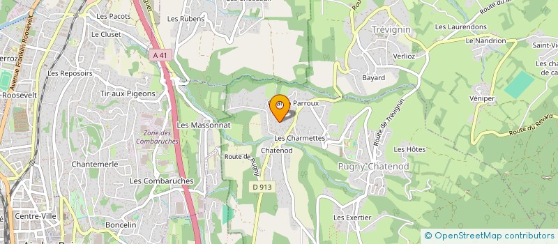 localisation de l'entreprise SAKYA  PUGNY-CHATENOD