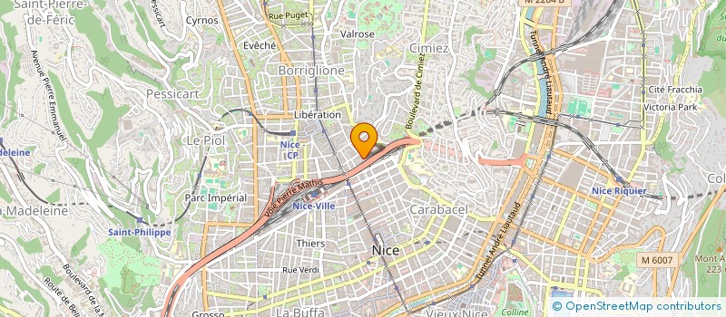 localisation de l'entreprise SAL EURO BTP 06 à NICE