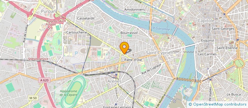 localisation de l'entreprise SAL'HOMME  TOULOUSE