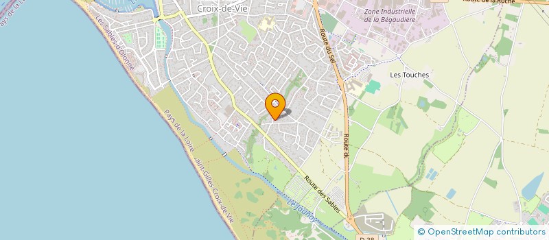 localisation de l'entreprise SAL19 à SAINT-GILLES-CROIX-DE-VIE
