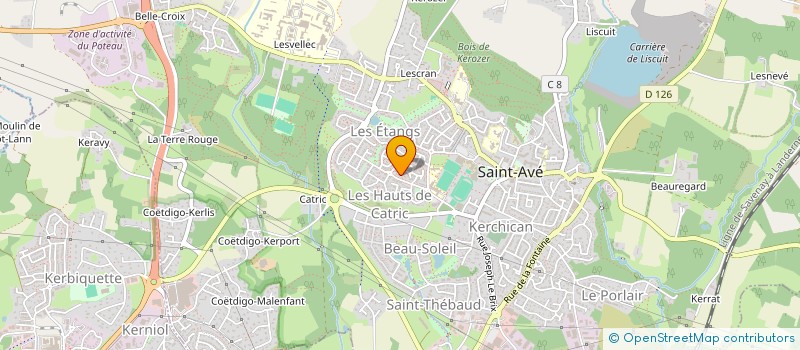 localisation de l'entreprise SAL3T  SAINT-AVE