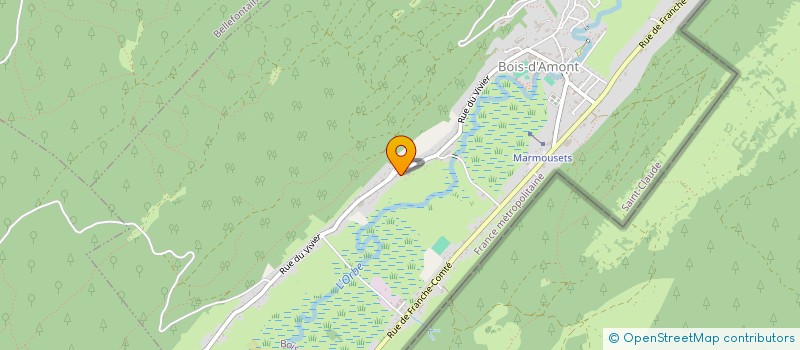 localisation de l'entreprise SALA INVEST  BOIS-D'AMONT