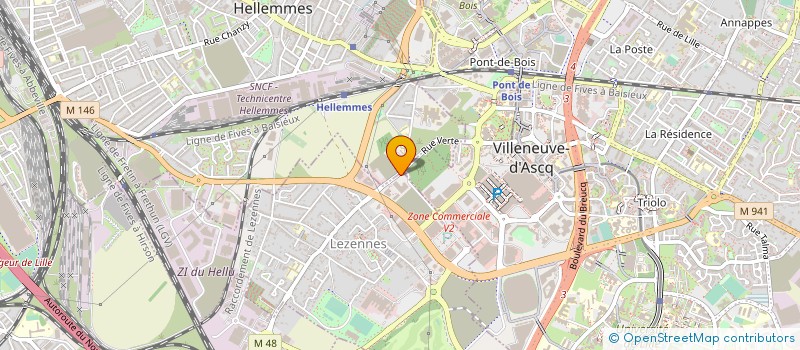 localisation de l'entreprise SALAD&CO BUSINESS  LEZENNES