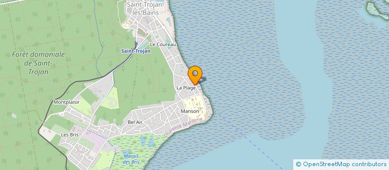 localisation de l'entreprise SALAD'GRILL DU FUN GOLF  SAINT-TROJAN-LES-BAINS