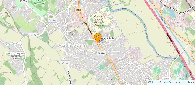 localisation de l'entreprise SALAD'OZ  AUZEVILLE-TOLOSANE