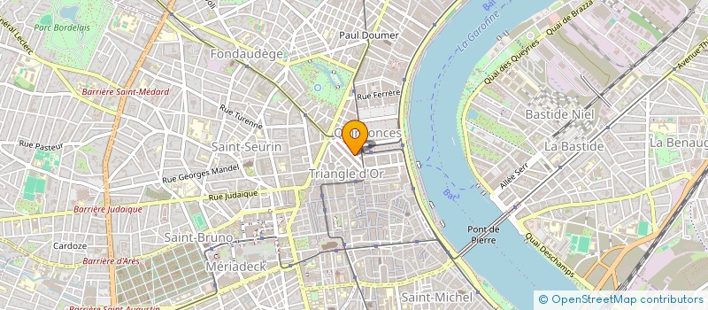 localisation de l'entreprise SALADE DE FRUITS PRODUCTION à BORDEAUX