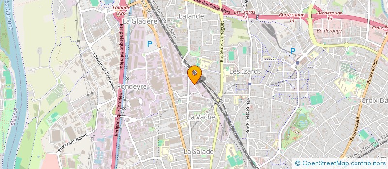 localisation de l'entreprise SALADES PARFAITES à BLAGNAC