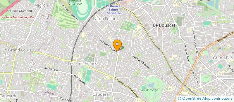 localisation de l'entreprise SALADIN  LE BOUSCAT