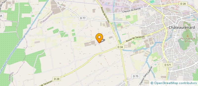 localisation de l'entreprise SALADIN FRERES  CHATEAURENARD