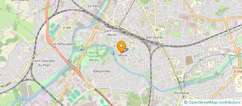 localisation de l'entreprise SALADONS  LE MANS