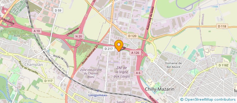 localisation de l'entreprise SALAGASTRONOMIE à CHILLY-MAZARIN