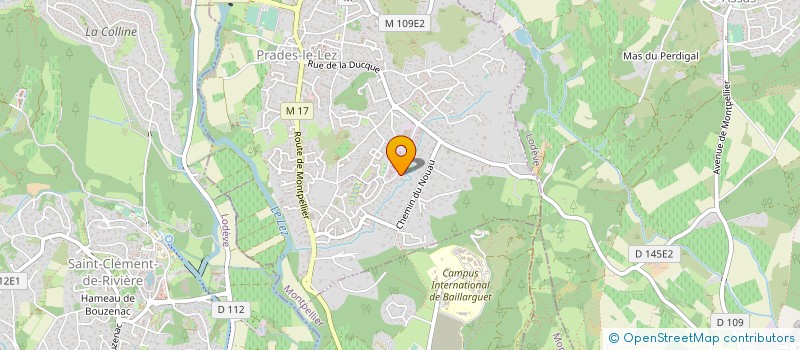 localisation de l'entreprise SALAGER SERRA à PRADES-LE-LEZ