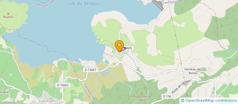 localisation de l'entreprise SALAGOU PAYS D ACCUEIL TOURISTIQUE à CLERMONT L HERAULT