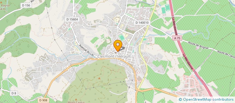 localisation de l'entreprise SALAGOU - VOYAGES à CLERMONT-L'HERAULT