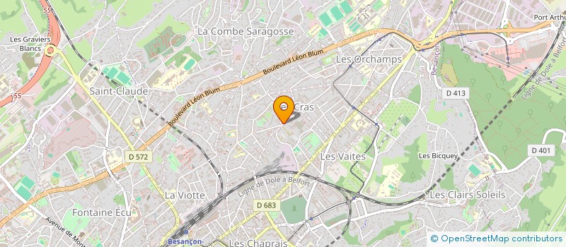 localisation de l'entreprise SALAH  BESANCON