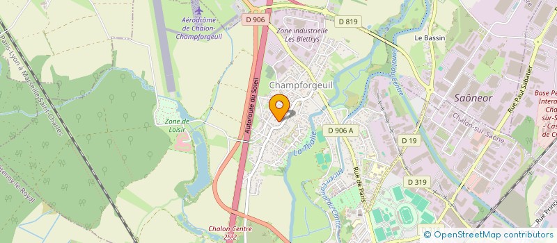 localisation de l'entreprise SALAH  CHAMPFORGEUIL