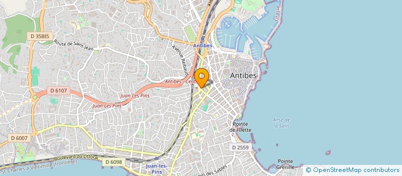 localisation de l'entreprise SALAH MENUISERIE à ANTIBES