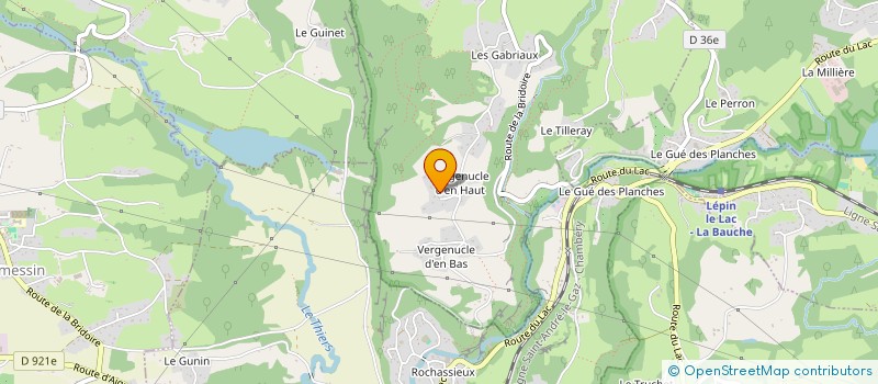 localisation de l'entreprise SALAISON DU CHAT  DULLIN