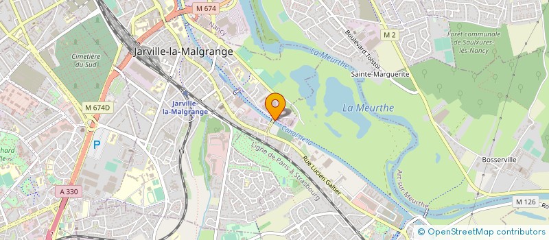 localisation de l'entreprise SALAISONS BENTZ à JARVILLE-LA-MALGRANGE