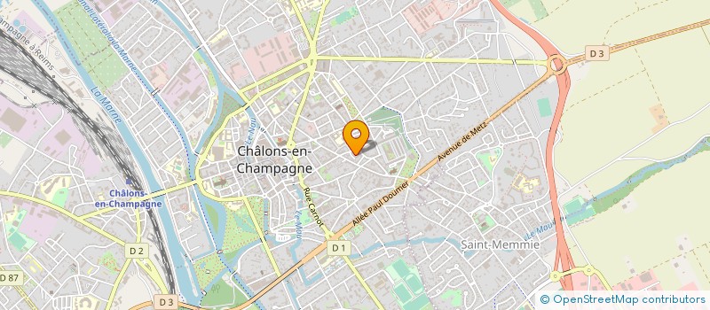 localisation de l'entreprise SALAISONS CHAMPENOISES à CHALONS-EN-CHAMPAGNE