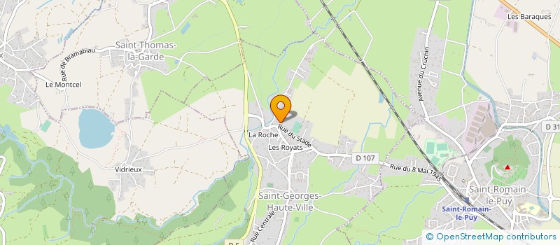 localisation de l'entreprise SALAISONS DES ROYATS à SAINT-GEORGES-HAUTE-VILLE