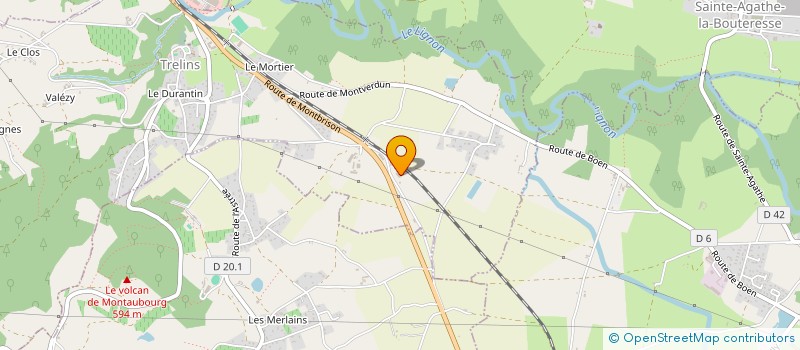 localisation de l'entreprise SALAISONS DU FOREZ CHAZAL à TRELINS