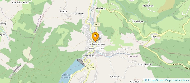 localisation de l'entreprise SALAISONS DU MONT PILAT à LA TERRASSE-SUR-DORLAY