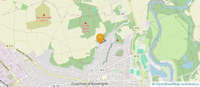 localisation de l'entreprise SALAISONS GIRARD  COURNON-D'AUVERGNE