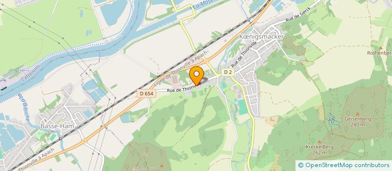localisation de l'entreprise SALAISONS GRAFF  KNIGSMACKER