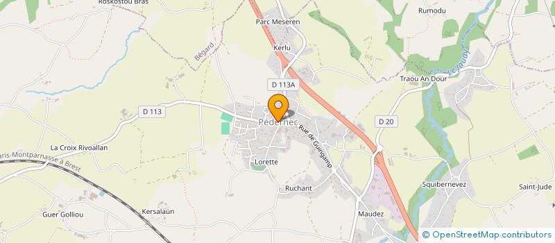 localisation de l'entreprise SALAISONS MORVAN à PEDERNEC