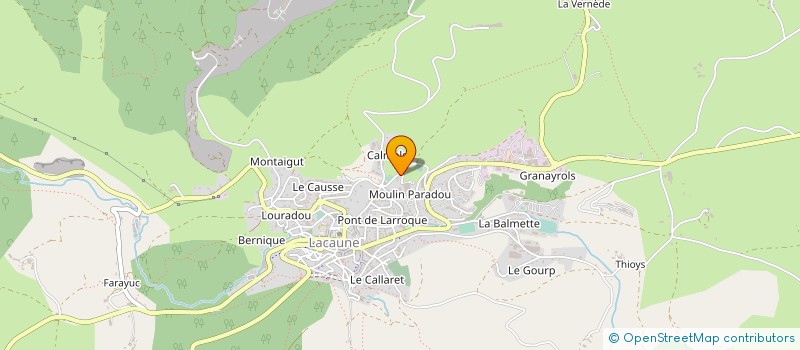 localisation de l'entreprise SALAISONS OBERTI à LACAUNE