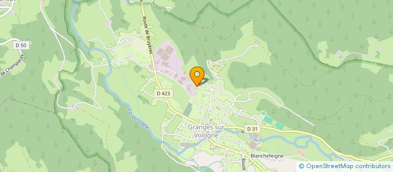 localisation de l'entreprise SALAISONS VOSGIENNES à GRANGES-AUMONTZEY